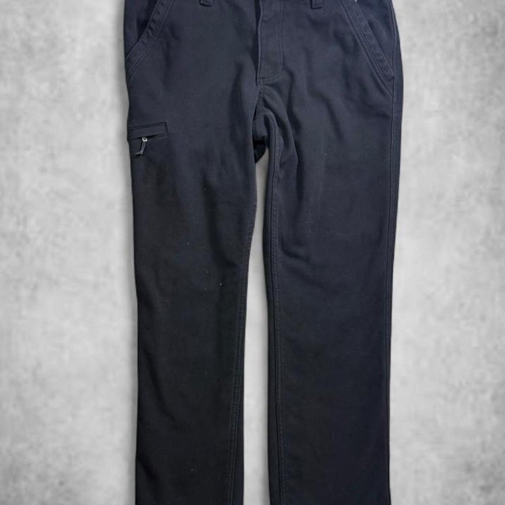 Weatherproof Vintage Men Fleece Lined Utility Cargo Pants Navy 32x30 1897911